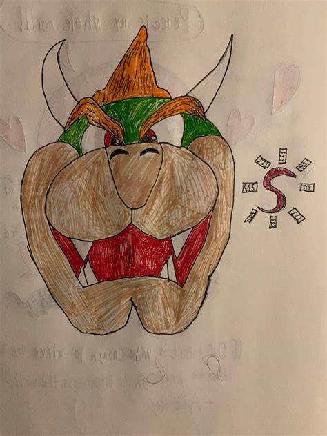 100 Heads Day 7: Bowser by ShreddedSketches on DeviantArt