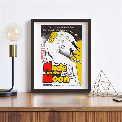 Nude on the Moon Print • Vintage Movie Poster • 2 Sizes! 8X10 & 9X12