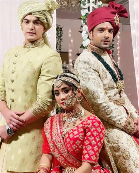 Yeh Rishta Kya Kehlata Hai: Sirat Dresses Like A Royal Bride, Kartik-Ranveer Flaunt Their Sherwani