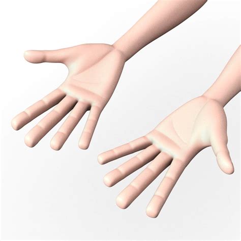 3D модель Мультяшная рука с текстурой - TurboSquid 1559517