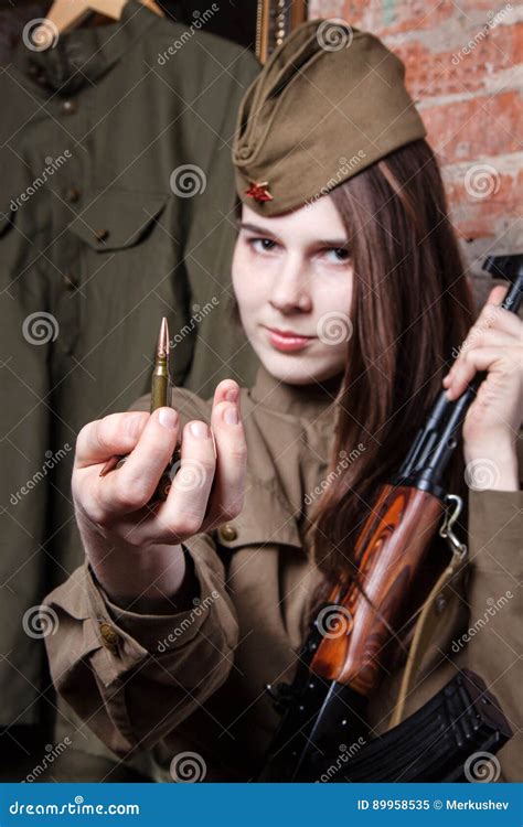 Vrouwelijke Militairen Van Het Sovjetleger Tijdens De Tweede ...