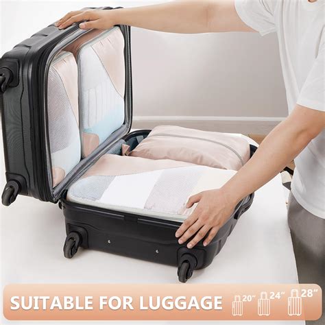 Snapklik.com : 10 Set/8 Set Packing Cubes For Travel, Gifts For Women