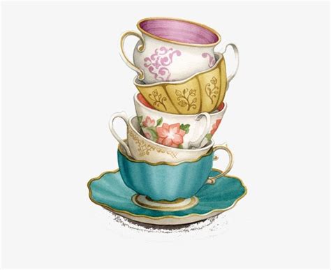 Картинки по запросу чашки чайники в векторе | Tea cup art, Paintings ...