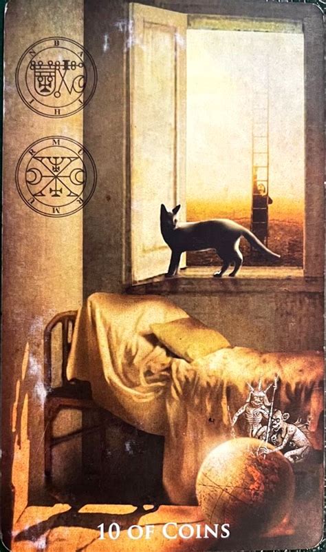 Десятка дисков/ Madhouse Tarot – Гримуар Зеленой Ведьмы