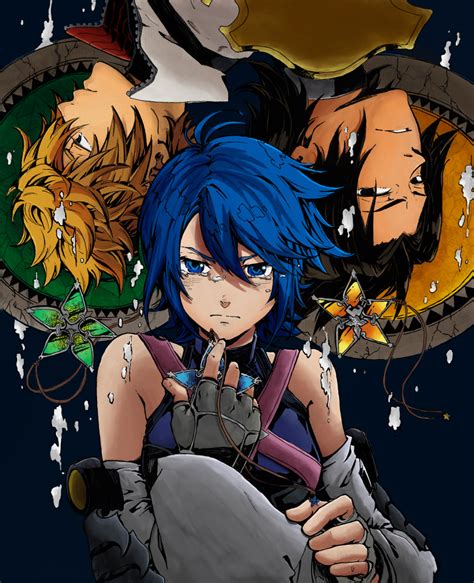 Kingdom Hearts Aqua - Ventus and Terra by NahuG1806 on DeviantArt