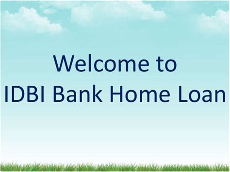 idbi home loan