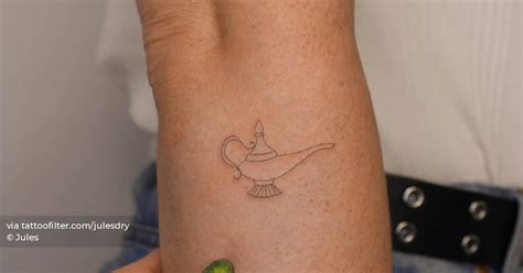 Aladdin Genie Lamp Tattoo