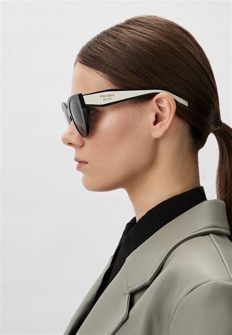 Очки солнцезащитные Prada PR 14WS 09Q5S0, цвет: черный, RTLACO894102 ...