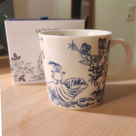 Moomin "sea breeze", havsbris mugg | Köp på Tradera (610870384)
