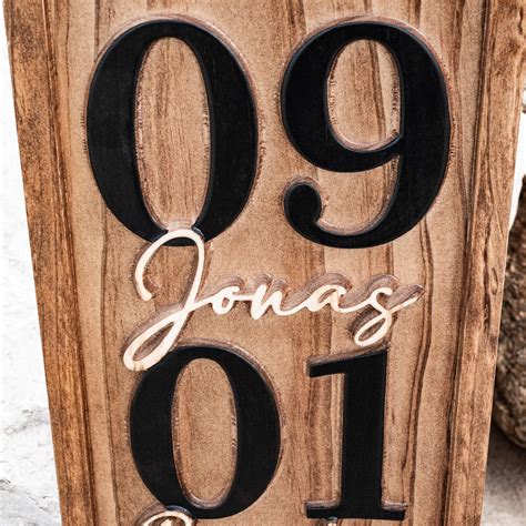 Vertical Established Date Sign