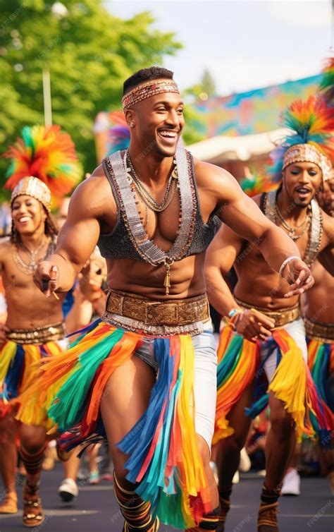 Premium Photo | Multiple Brazilian male dancers with impressive muscles