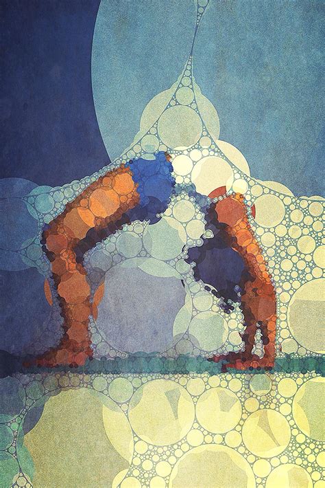 Yoga art 15 - John Dalton - gently does it