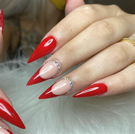 Luxo Unhas Vermelhas Decoradas - Unhas Decoradas Vermelhas: +50 Inspirações Irresistíveis