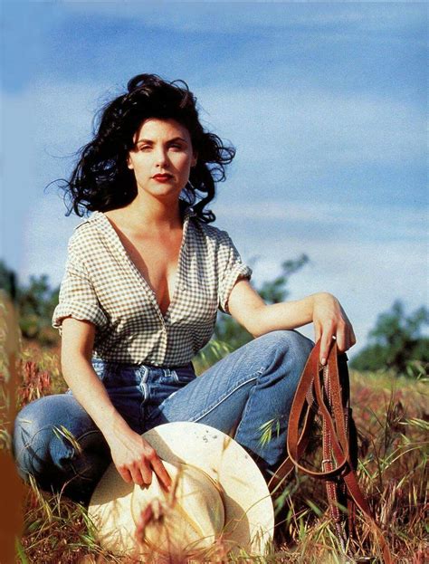 Sherylin Fenn | Western photoshoot, Sherilyn fenn, Vintage cowgirl
