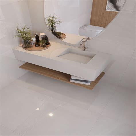 Porcelanato Off White Polido