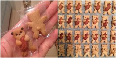 Песочное печенье Домашние Мишки Барни с орешками рецепт с фото пошагово ...