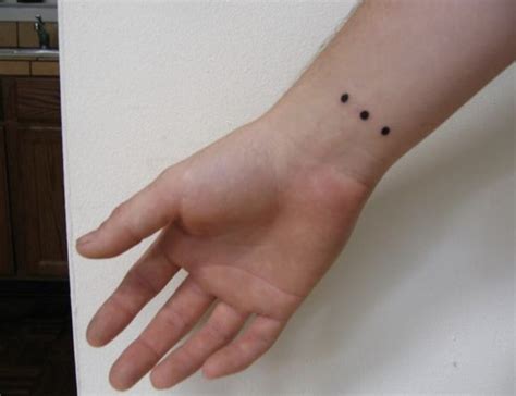dot tattoo potential meaning  significance