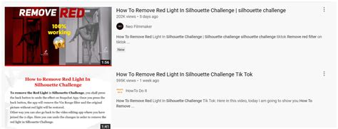 TikTok Silhouette Challenge Goes Wrong As Creeps Are Removing Red ...
