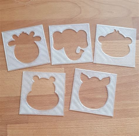 Animal Silhouettes Drawing Stencil Template by Andreas G | Download