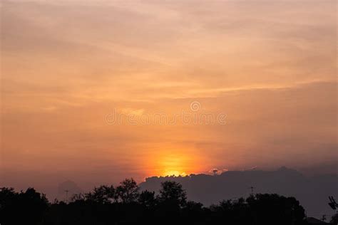 beautiful natural light sunset   evening time abstract background