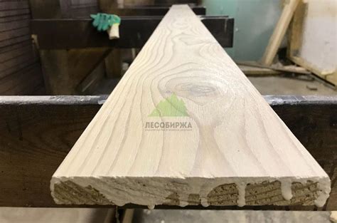 Брашированный планкен из лиственницы прямой сорт АВ (В) 140x20x4000 в ...