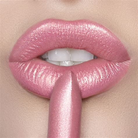 light pink lipstick