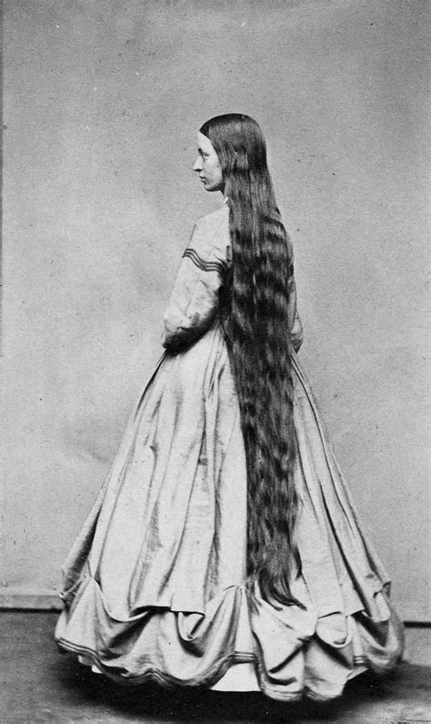Photos of Victorian women who never cut their hair, 1860-1900 - Rare