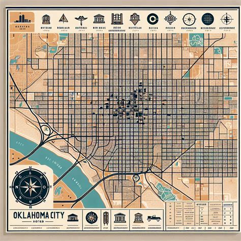 retrieve oklahoma city city roads map   cost