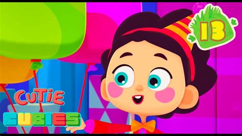 Cutie Cubies 🎲 Episode 13 🎪🤡 Circus 🎁🌈 Episodes collection (8-13 ...