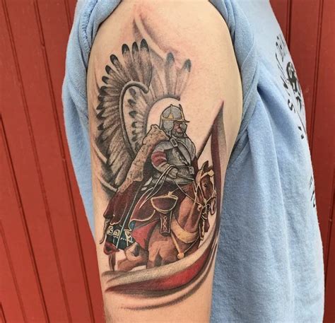 Winged hussar tattoo - Bronctattooaus.com