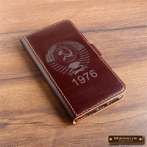 Чехол - книжка для смартфона из натуральной кожи в интернет-магазине ...