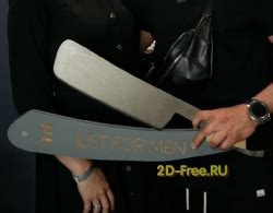 Опасная бритва макет