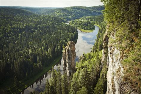 Russia, Perm, Usvinskie Stolby (>120m high) | Природа, Пейзажи ...