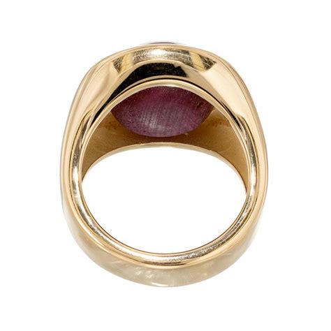 GIA Certified 17.55 Carat Star Ruby Diamond Ring For Sale at 1stDibs