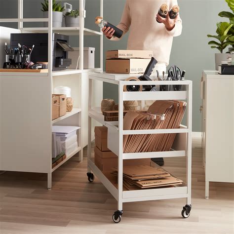 TROTTEN trolley, white, 80x40 cm | IKEA Indonesia
