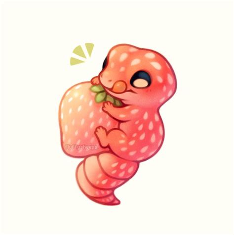 Resultado de imagen para cute leopard gecko art #kawaii #gecko #fruit # ...