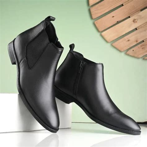 Plain Men Ankle Formal Leather Boots at Rs 899/pair in Agra | ID ...