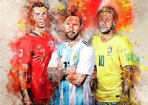 messi ronaldo  neymar wallpapers  hd backgrounds  wallpaperbat