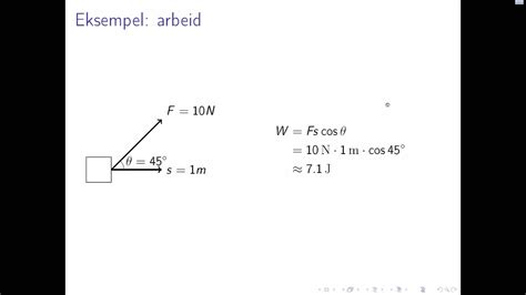 Energi, arbeid og effekt - YouTube