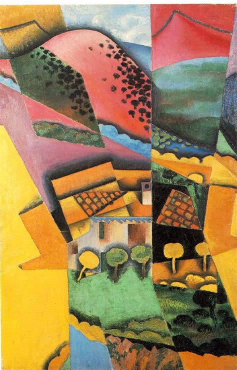 Landscape at Ceret - Хуан Грис