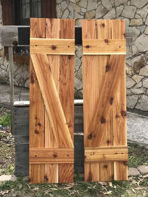 Awasome Diy Cedar Board And Batten Shutters Ideas - Crafts Base