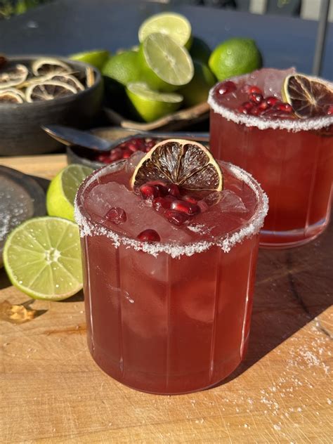 Pomegranate Cinnamon Margarita - Join Jules
