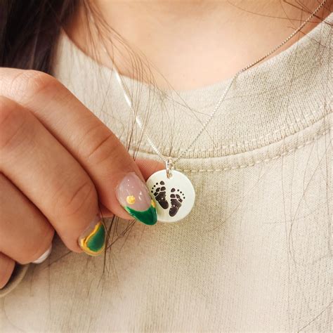 Baby Footprint Charm | Footprint charm, Custom charms, Timeless gifts