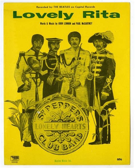 Vintage sheet music "Lovely Rita"