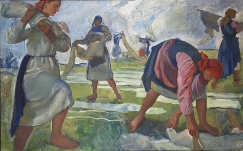 Серебрякова Зинаида Евгеньевна (1884-1967) Беление холста | Краска ...