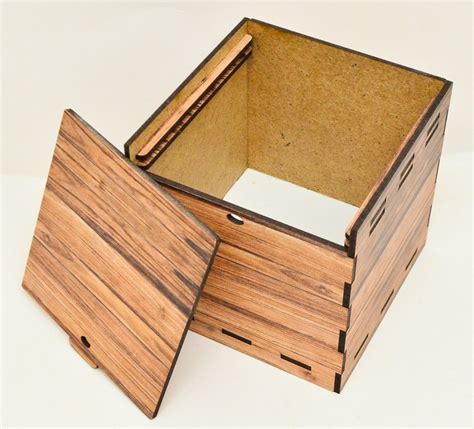 Цветная Подарочная Деревянная Коробка 10х10 см «Wood Style ...