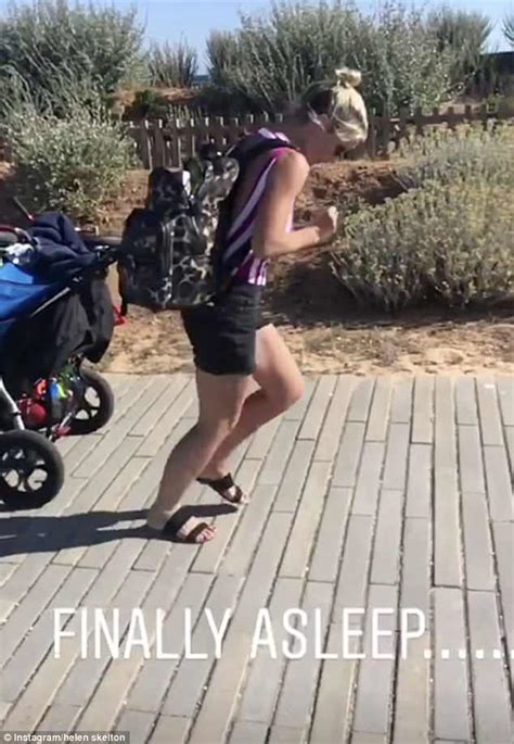 Helen Skelton flaunts her toned frame in bikini on beach day with son