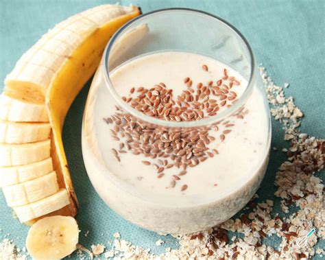 Banana Com Aveia É Bom Para Quê - VITAMINA SAUDÁVEL de banana com aveia e linhaça - para PERDER A BARRIGA
