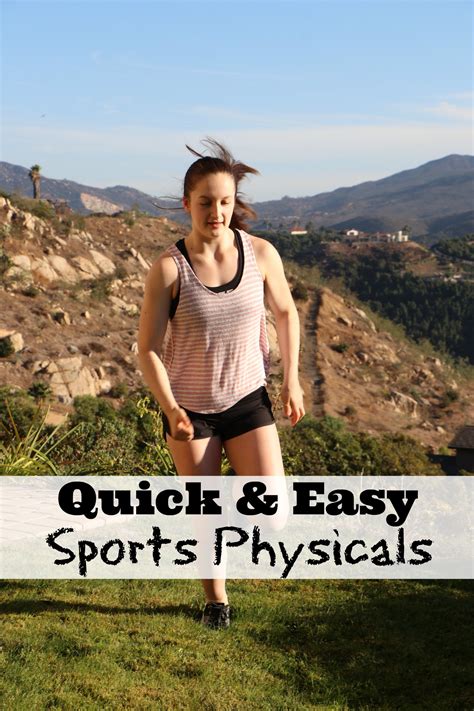 The Fast And Easy Way To Get A Sports Physical | It's a Lovely Life!