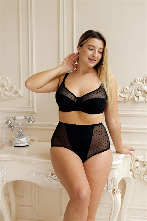 Sexy Plus Size Lingerie, Full Support Bra With Lift, Underwire Bra